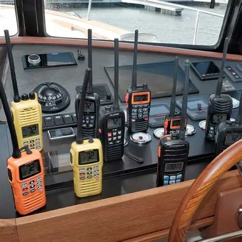 Radio VHF marine incluse sur les bateaux équipés — sécurité en mer